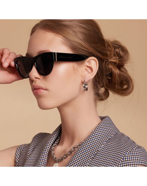 Lunettes de soleil Glamour noires