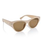 Lunettes de soleil Glamour nude