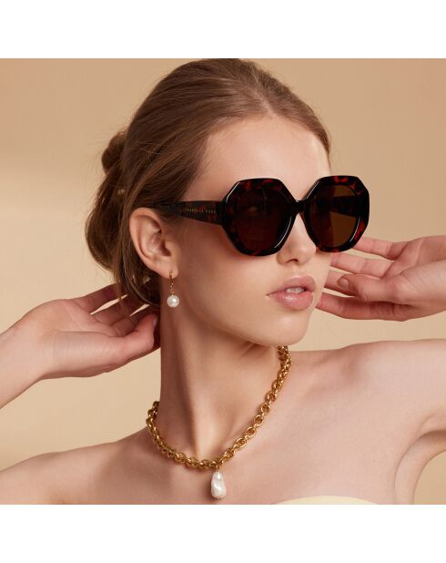Lunettes de soleil Posh ambrées