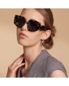 Lunettes de soleil Eleganza gris tortue