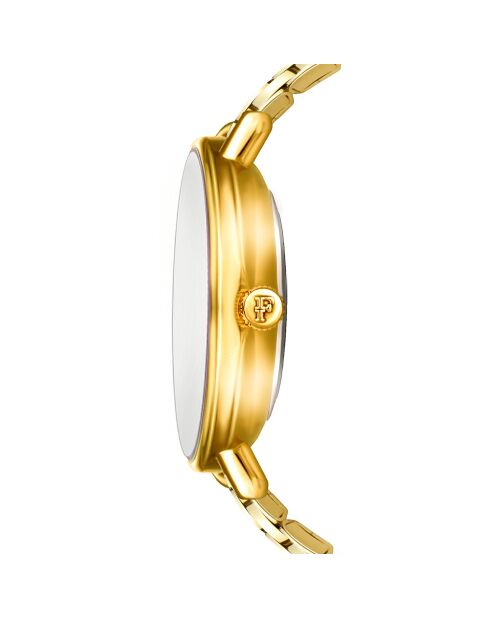 Montre Luna en Acier & Diamant dorée