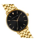 Montre Luna en Acier & Diamant dorée