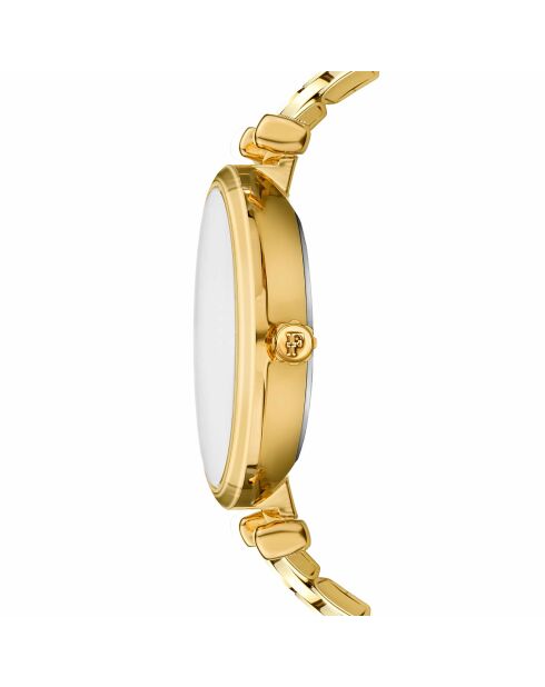 Montre Nathalle en Acier & Diamant dorée