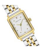 Montre Eulalie en Acier & Diamant doré/argenté