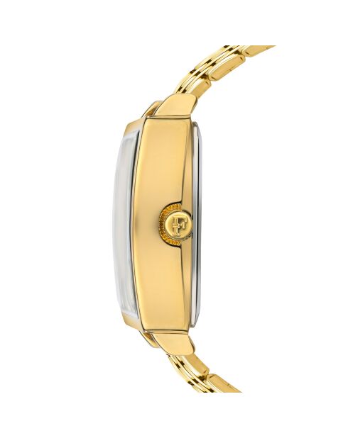 Montre Cléophée en Acier & Diamant dorée
