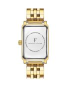 Montre Zélie en Acier & Diamant dorée