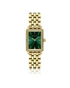 Montre Zélie en Acier & Diamant dorée