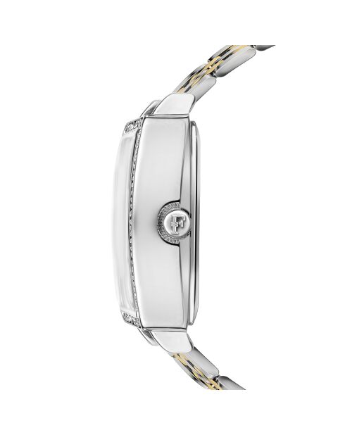 Montre Agathe en Acier & Diamant doré/argenté