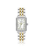 Montre Agathe en Acier & Diamant doré/argenté