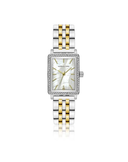 Montre Agathe en Acier & Diamant doré/argenté