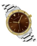 Montre Capucine en Acier & Diamant argentée