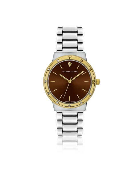 Montre Capucine en Acier & Diamant argentée