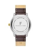 Montre Capucine en Cuir & Diamant marron