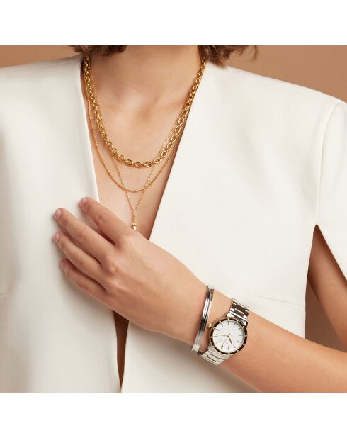 Montre Héloïse en Acier & Diamant argentée