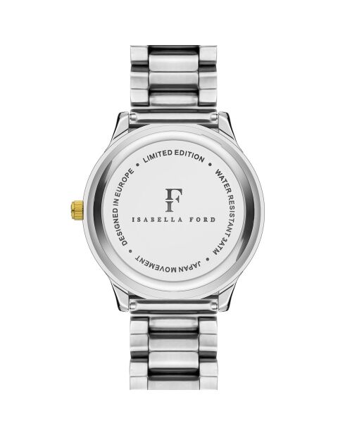 Montre Héloïse en Acier & Diamant argentée