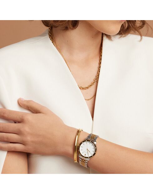 Montre Héloïse en Acier & Diamant doré/argenté