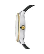 Montre Héloïse en Cuir & Diamant noire