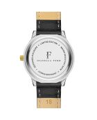 Montre Héloïse en Cuir & Diamant noire