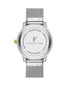 Montre Olympe en Acier & Diamant argentée