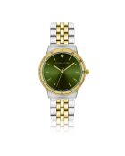 Montre Olympe en Acier & Diamant doré/argenté