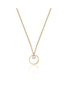 Collier & Boucles d'oreilles Lea en Acier & Perle de coquillage dorés