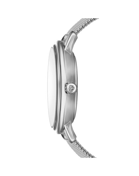 Montre 2 Bracelets Adore en Acier & Diamant argenté/noir