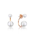 Montre & Boucles d'oreilles Florence en Acier & Diamant rose doré