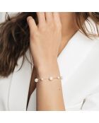 Montre & Bracelet Coco en Acier & Diamant rose doré