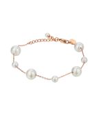 Montre & Bracelet Coco en Acier & Diamant rose doré