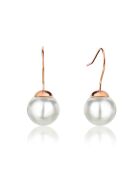 Montre & Boucles d'oreilles Portia en Acier & Diamant rose doré