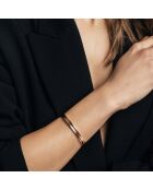 Montre & Bracelet Florence en Acier & Diamant rose doré