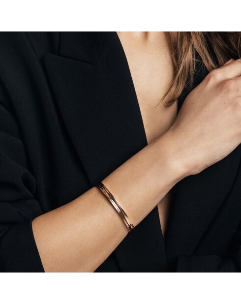 Montre & Bracelet Florence en Acier & Diamant rose doré