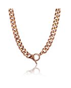 Montre & Collier Florence en Cuir & Diamant marron