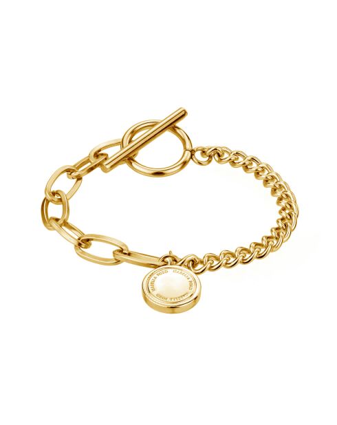 Montre & Bracelet Gisèle en Acier & Diamant doré/argenté