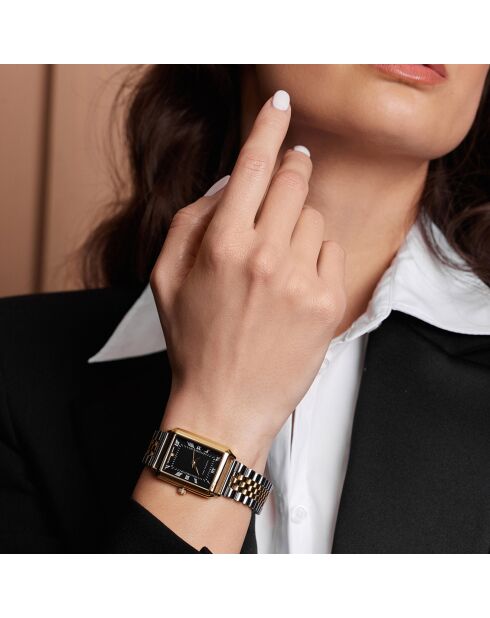 Montre & Bracelet Elene en Acier & Diamant doré/argenté