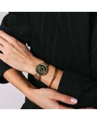 Montre & Bracelet Eulalie en Acier & Diamant dorés