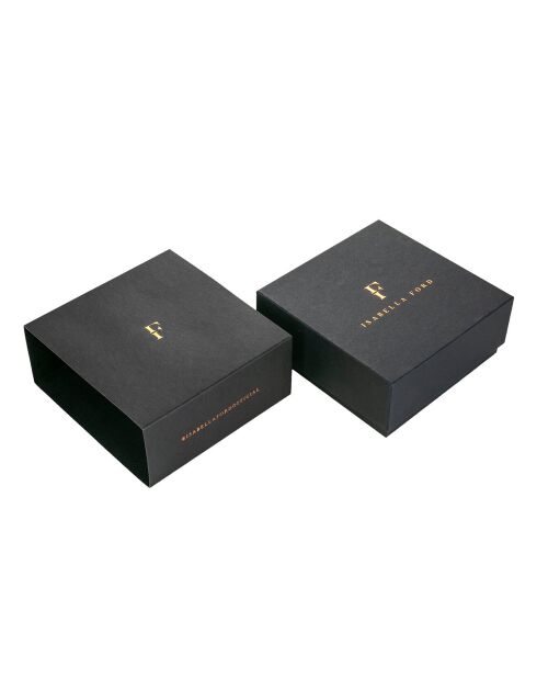 Collier & Boucles d'oreilles Lea en Acier & Perle de coquillage dorés