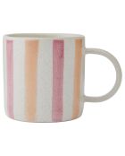 Mug Mikasa à rayures  rose - 380ml