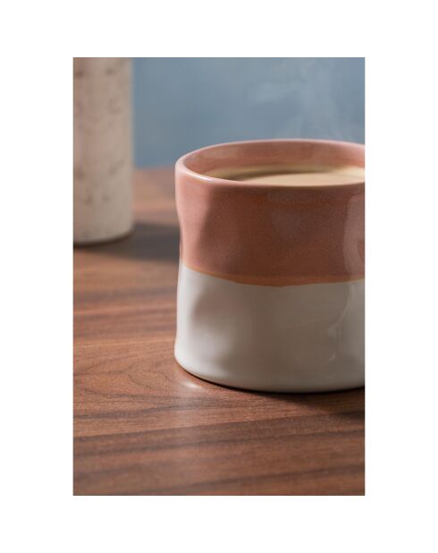 Tasse en grès Mikasa Ombre rose - 350ml