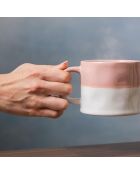 Tasse en grès Mikasa Ombre rose - 350ml