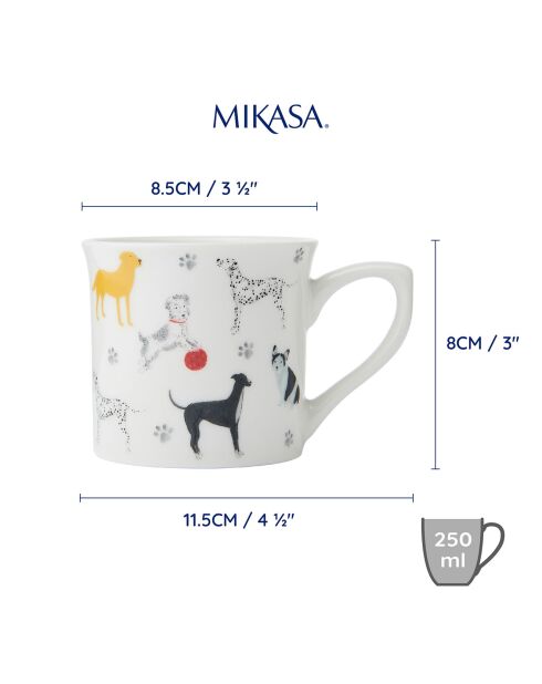 Tasse en porcelaine Mikasa  blanche - 250ml