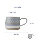 Tasse en grès Mikasa  grise - 320ml