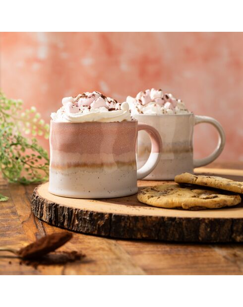 Tasse en grès Mikasa  rose - 450ml