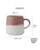 Tasse en grès Mikasa  rose - 400ml