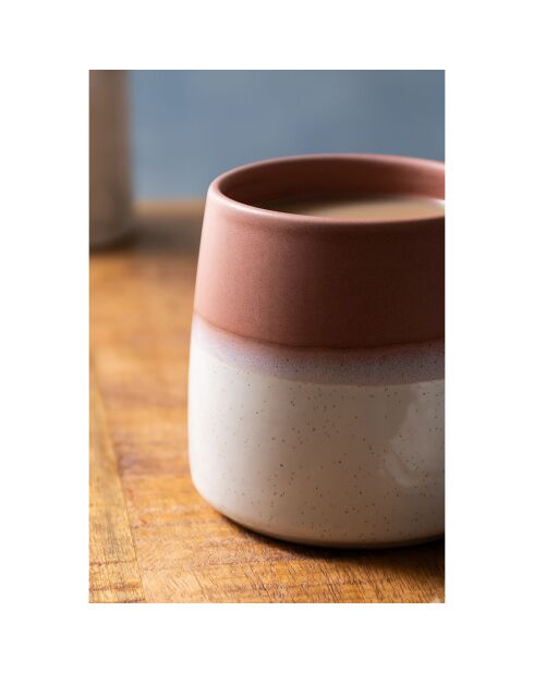 Tazza Mikasa in gres rosa - 400ml