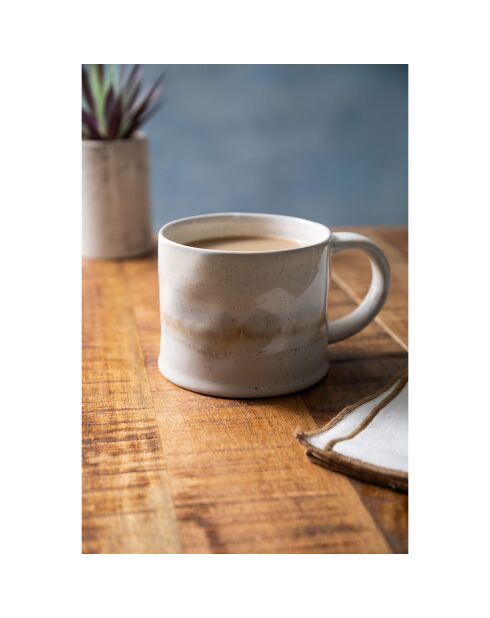 Tasse en grès Mikasa  blanche - 450ml