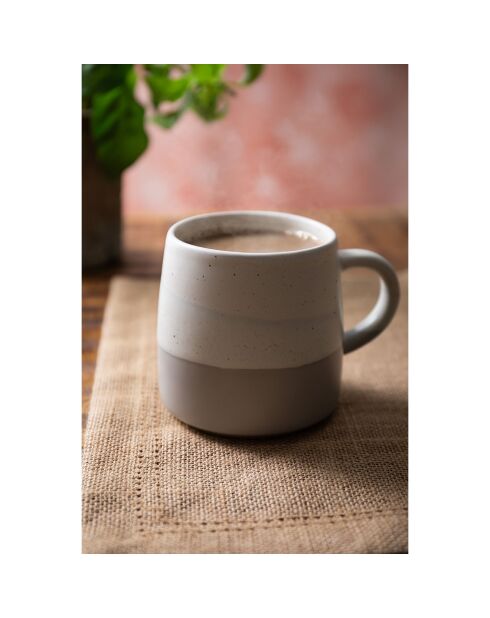 Tasse en grès Mikasa  blanche - 400ml