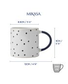 Tasse en grès Mikasa  bleue - 390ml