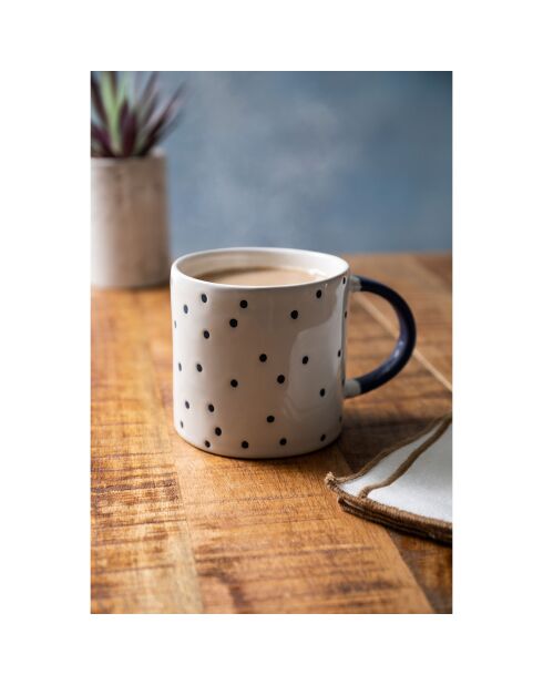 Tasse en grès Mikasa  bleue - 390ml