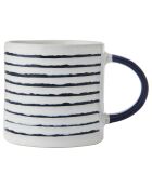 Tasse en grès Mikasa bleue - 390ml